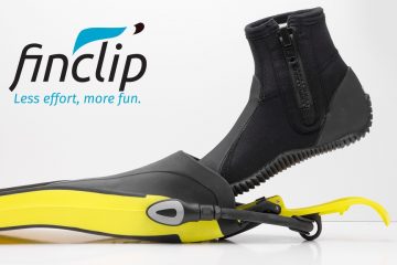 【潛水新發明】一啪穿好！最容易穿脫腳蹼的方法 Finclip 集資中！