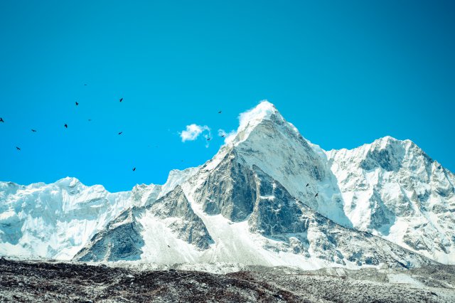 尼泊爾，雪山