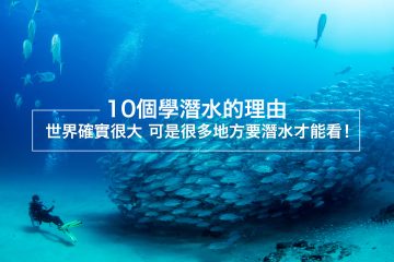 【10個 學潛水的理由 】世界確實很大 可是很多地方要潛水才能看！