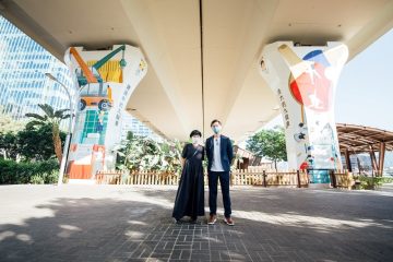 「Lift Up九龍東」觀塘海濱三十組橋墩巨型壁畫